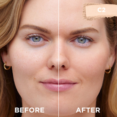 L'Oreal Paris True Match Super-Blendable Oil Free Makeup Powder C2 Light - 0.33 Oz - Image 2