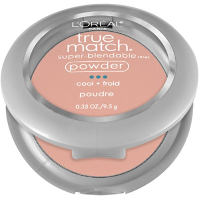 L'Oreal Paris True Match Classic Beige Super Blendable Oil Free Makeup Powder - 0.33 Oz - Image 1