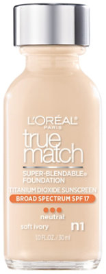 Loreal True Match Makeup Soft Ivory - 1 Oz - Image 2