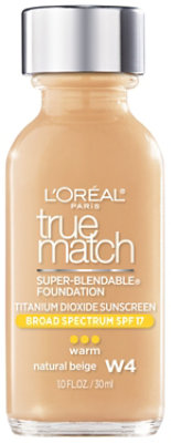 LOreal True Match Make Up Super-Blendable Warm Sunscreen SPF17 - 1 Fl ...