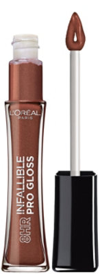 L'Oreal Paris Infallible 8 Hour Pro Lip Gloss hydrating finish Truffle - 0.21 Fl. Oz. - Image 1