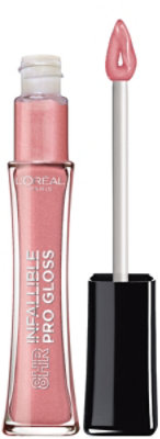 L'Oreal Paris Infallible 8 Hour Pro Lip Gloss hydrating finish Blush - 0.21 Fl. Oz. - Image 1