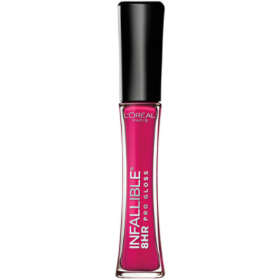 L'Oreal Paris Infallible Posy 8 Hour Pro Hydrating Finish Lip Gloss - 0.21 Oz - Image 1