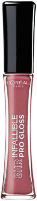 L'Oreal Paris Infallible 8 Hour Pro Lip Gloss hydrating finish Modern Mauve - 0.21 Fl. Oz. - Image 1