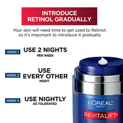 L'Oreal Paris Revitalift Pressed night moisturizer with Retinol Niacinamide - 1.7 Oz - Image 4