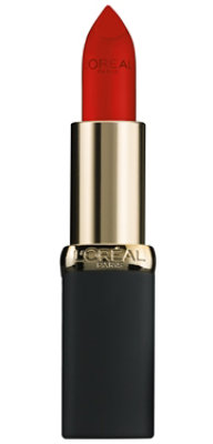 L'Oreal Paris Colour Riche Devils Matte Vocate Red Rich Hydration Creamy Matte Lipstick - 0.13 Oz - Image 1