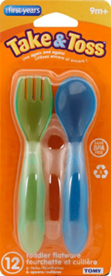 First Years Toodler Flatware Take Toss - 12 Count - Image 2