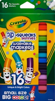 Crayola Pip Squeaks Skinnies Washable Markers - 16 Count - Image 2