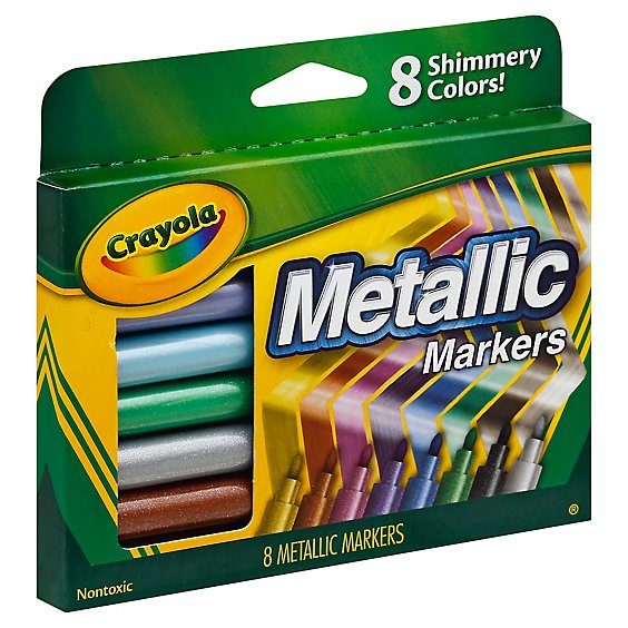 Crayola Markers Metallic - 8 Count