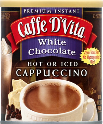 Caffe DVita Cappuccino Hot or Iced White Chocolate - 16 Oz - Image 2