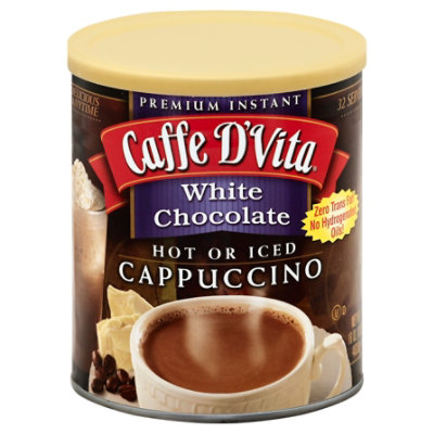 Caffe DVita Cappuccino Hot or Iced White Chocolate - 16 Oz - Image 1