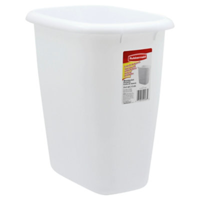 Rubbermaid Wastebasket White 15 Qt - Each