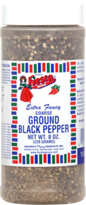 Fiesta Coarse Ground Black Pepper - 8 Oz - Image 2