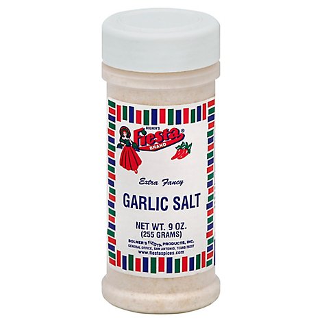 Bolners Fiesta Brand Garlic Salt - 9 Oz