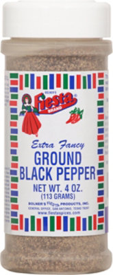 Bolners Fiesta Brand Ground Black Pepper - 4 Oz - Image 2