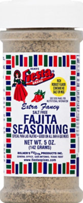 Bolners Fiesta Brand Salt Free Fajita Seasoning - 5 Oz - Image 2