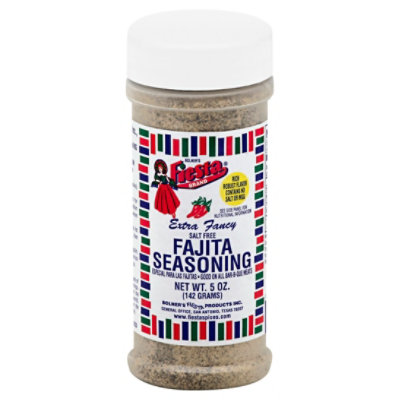 Bolners Fiesta Brand Salt Free Fajita Seasoning - 5 Oz - Image 1