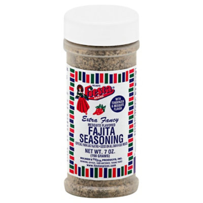 Bolners Fiesta Brand Mesquite Fajita Seasoning - 7 Oz