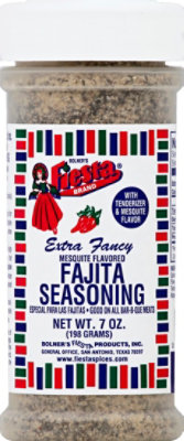 Bolners Fiesta Brand Mesquite Fajita Seasoning - 7 Oz - Image 2