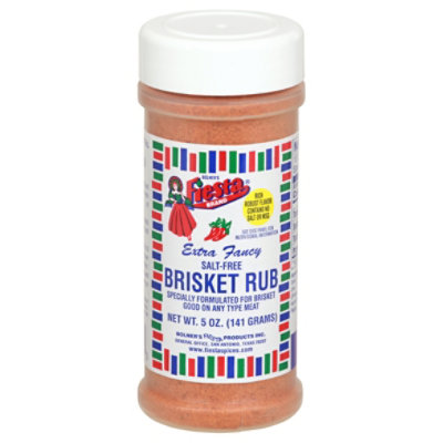 Bolners Fiesta Brand Salt Free Brisket Rub - 5 Oz - Image 3