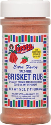 Bolners Fiesta Brand Salt Free Brisket Rub - 5 Oz - Image 2