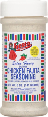 Bolners Fiesta Brand Salt Free Chicken Fajita Seasoning - 5 Oz - Image 2