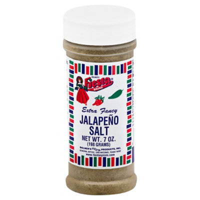 Bolners Fiesta Brand Jalepeno Salt - 7 Oz - Image 1