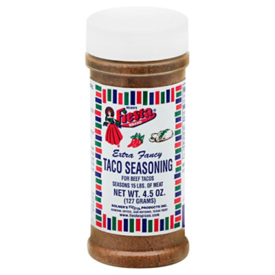 Bolners Fiesta Brand Taco Seasoning - 4.5 Oz