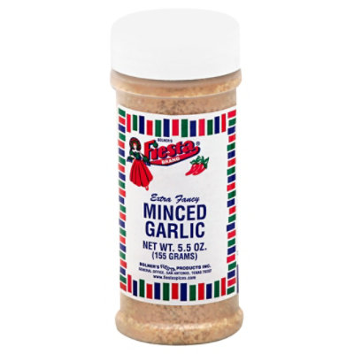 Bolners Fiesta Brand Minced Garlic - 6 Oz - Image 1