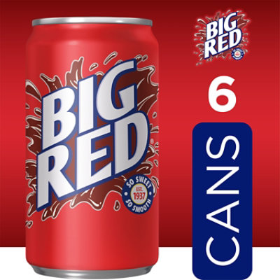 Big Red Soda Mini Cans - 6-7.5 Fl. Oz. - Image 3