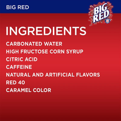 Big Red Soda Can - 24-12 Fl. Oz. - Image 2