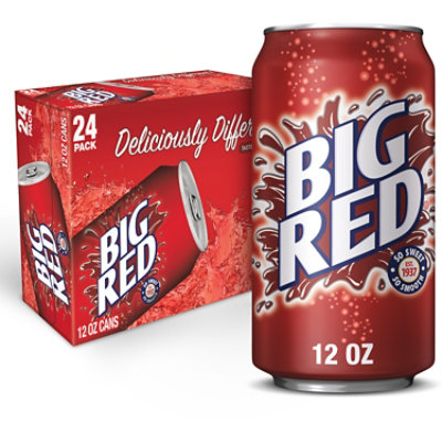 Big Red Cream Soda 12 Ounce 24 Cans