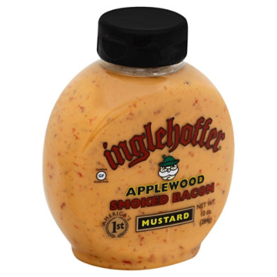 Inglehoffer Mustard Applewood Smoked Bacon - 10 Oz - Image 1