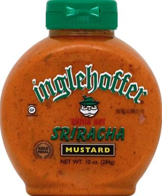 Inglehoffer Mustard Extra Hot Sriracha - 10 Oz - Image 1