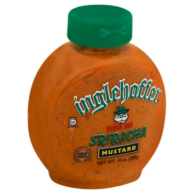 Inglehoffer Mustard Extra Hot Sriracha - 10 Oz - Image 1