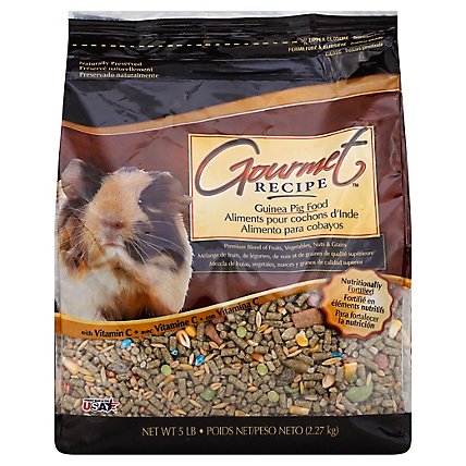 Kaytee Gourmet Recipe Pet Food Guinea Pig Bag - 5 Lb - Image 1