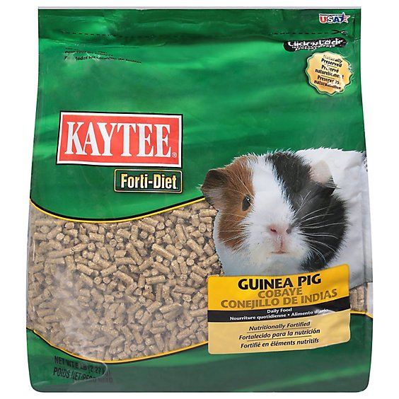 Kaytee Forti-Diet Pet Food Guinea Pig With Vitamin C Bag - 5 Lb