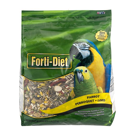 Kaytee Forti-Diet Pet Food Parrot Bag - 5 Lb