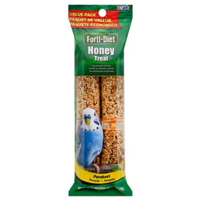 Kaytee Forti-Diet Pet Food Treat Honey Parakeet Value Pack - 7 Oz