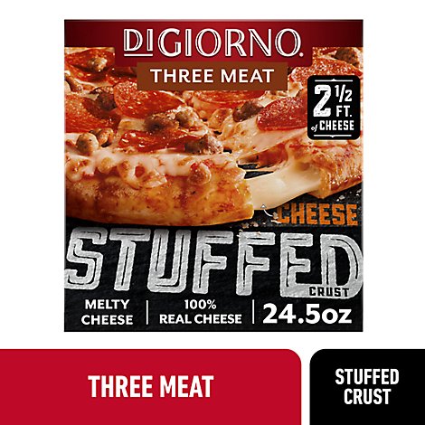 DiGiorno Stuffed Crust Three Meat Frozen Pizza - 24.5 Oz