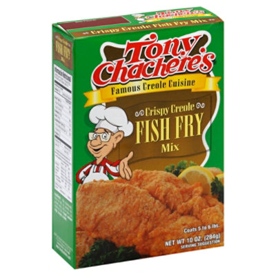 Tony Chacheres Fish Fry Mix Crispy Creole - 10 Oz - Image 1