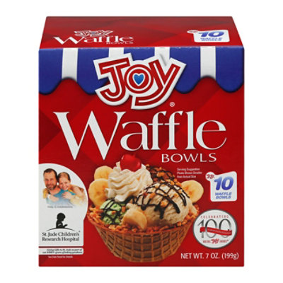 Joy Waffle Bowls 10 Count - 7 Oz - Image 3