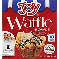 Joy Waffle Bowls 10 Count - 7 Oz - Image 2
