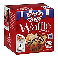 Joy Waffle Bowls 10 Count - 7 Oz - Image 1