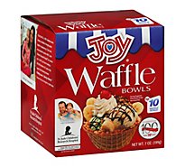 Joy Waffle Bowls 10 Count - 7 Oz
