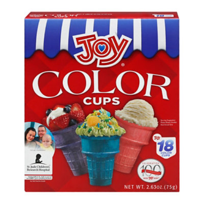 Joy Ice Cream Cups Color 18 Count - 2.63 Oz - Image 3