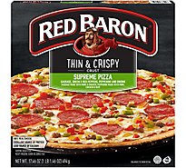 Red Baron Pizza Thin & Crispy Supreme - 17.46 Oz