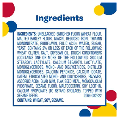 Wonder Bread Philly Steak Rolls White Bread Sub Rolls 6 Count - 15 Oz - Image 6