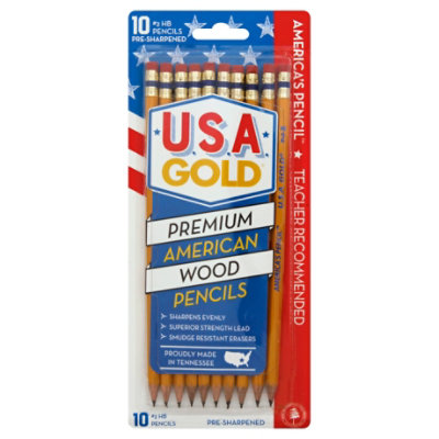 Rose Art Pencils Write Dude Usa Gold 2 10 Count Haggen