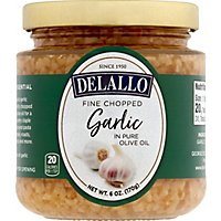 DeLallo Garlic Fine Chopped in Pure Olive Oil - 6 Oz - Image 2